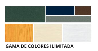 gama de colores ilimitada